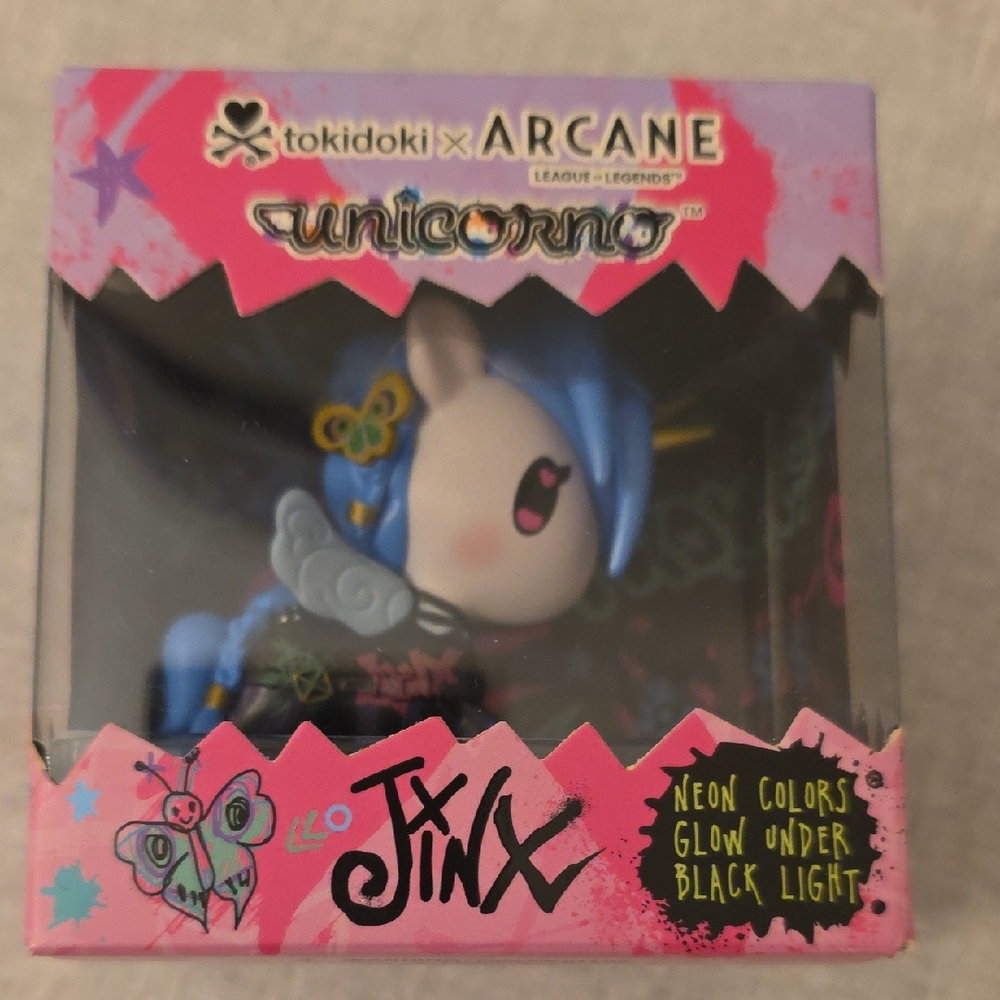 Tokidoki x Arcane Unicorno Jinx in Blue and Black